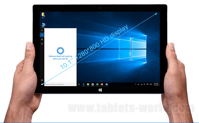 10.1 inch Intel CPU Windows 10 Tablet PC Office 2016 WiFi HDMI